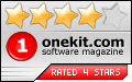 Rated by 4 star award on onekit.com